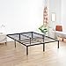 Olee Sleep 14 Inch Heavy Duty Steel Slat/ Anti-slip Support/ Easy Assembly/ Mattress Foundation/ Bed Frame/ Maximum Storage/ Noise Free/ No Box Spring Needed, Black