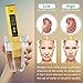 Digital PH Meter, WECHIC 0.01 PH High Accuracy Water Quality Tester with 0-14 PH Measurement Range for Household Drinking, Pool and Aquarium Water PH Tester Design with ATC (Yellow)