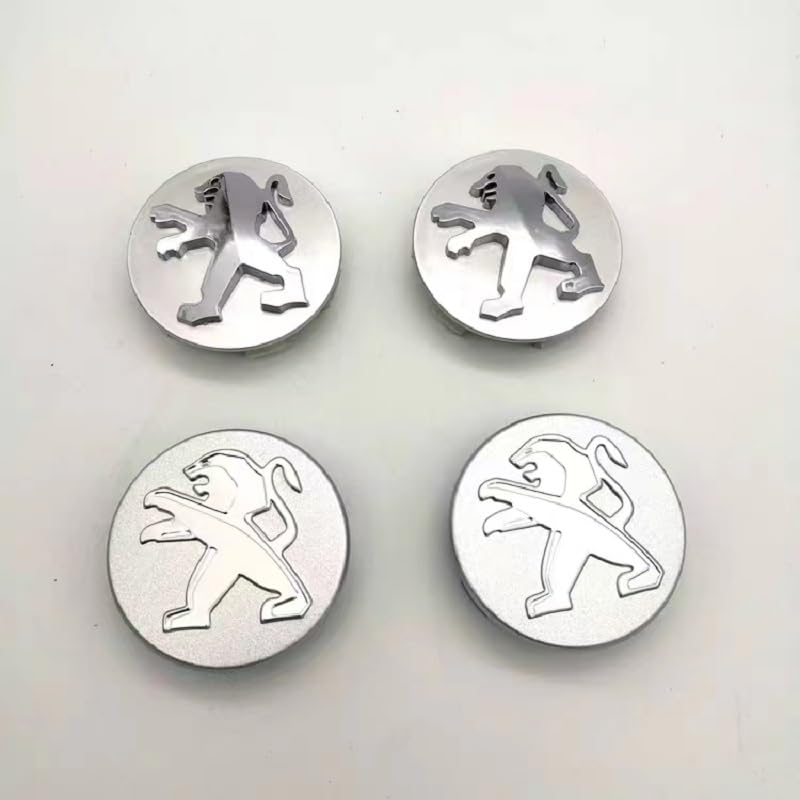 Tapacubos Para Peugeot Rifter 2018-2023 - Juego De 4 Piezas, Diámetro 60 Mm, Material De Alta Calidad