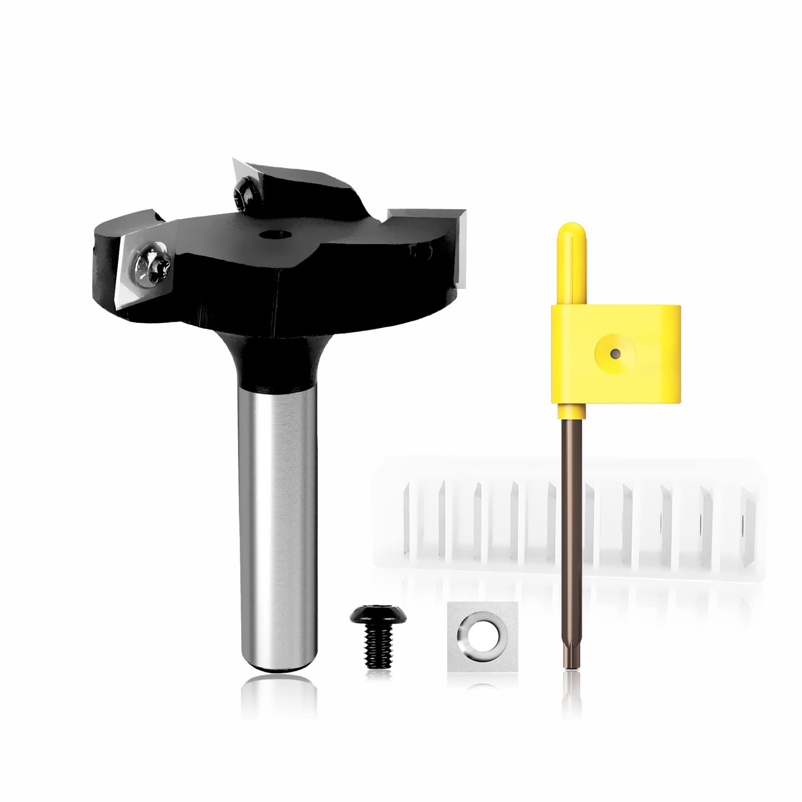 CNC Spoilboard Surfacing Router Bit 1/2Shank 60 Cutting Diameter