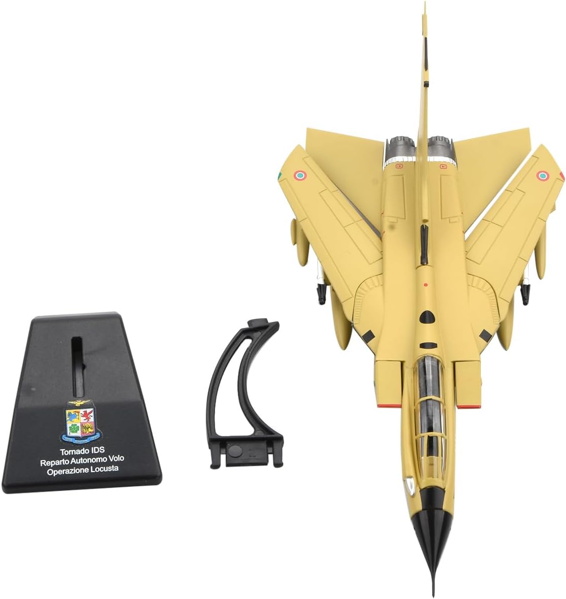 Alloy Europefighter Tornado Fighter Model 1:100 Scale, Alloy Aircraft Toy for Collection Displaying