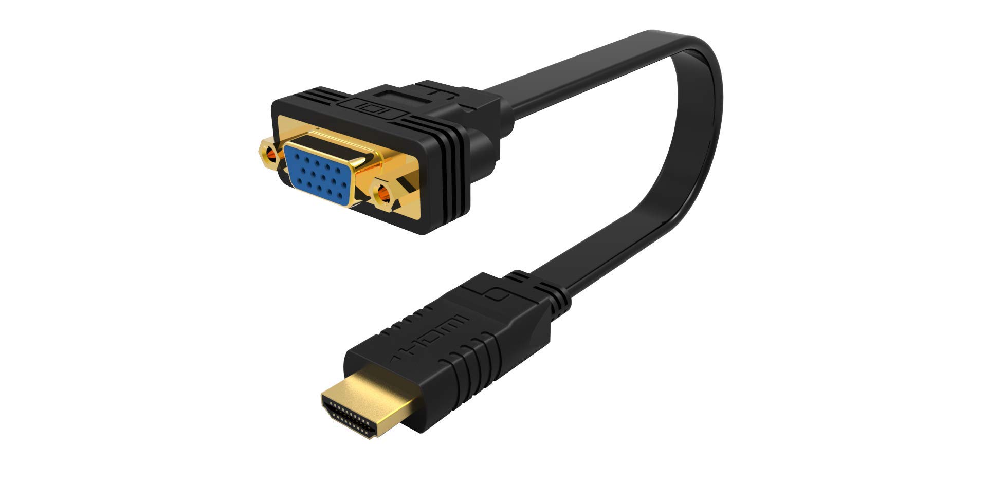 Adaptateur HDMI vers VGA mâle vers femelle 1080p 15 cm