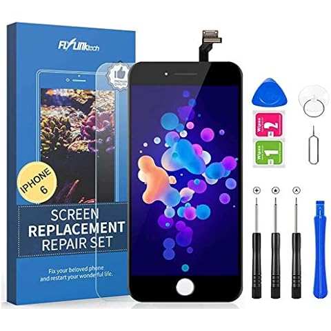 FLYLINKTECH Replacement Touch Screen Glass Digitizer With Home Button For Ipad 2 Black Cover