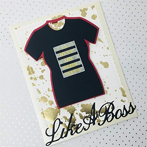KSCRAFT T-Shirt Shakers Metal Cutting Dies Stencils for DIY Scrapbooking Decorative Embossing DIY Paper Cards