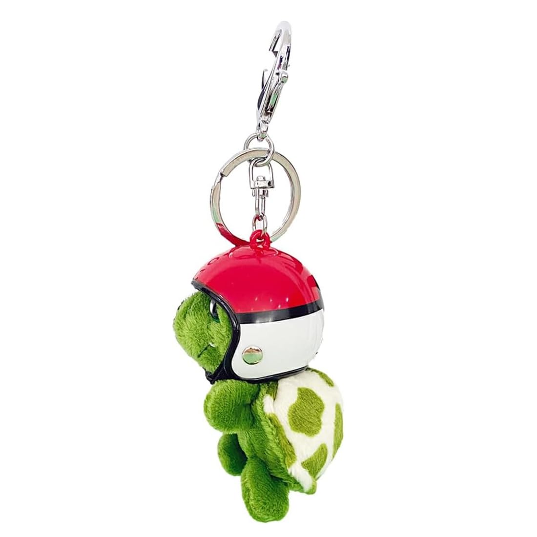 Portachiavi Moto A Forma Di Tartaruga Con Casco Rimovibile - Peluche Grazioso Per Chiavi - Foto 5