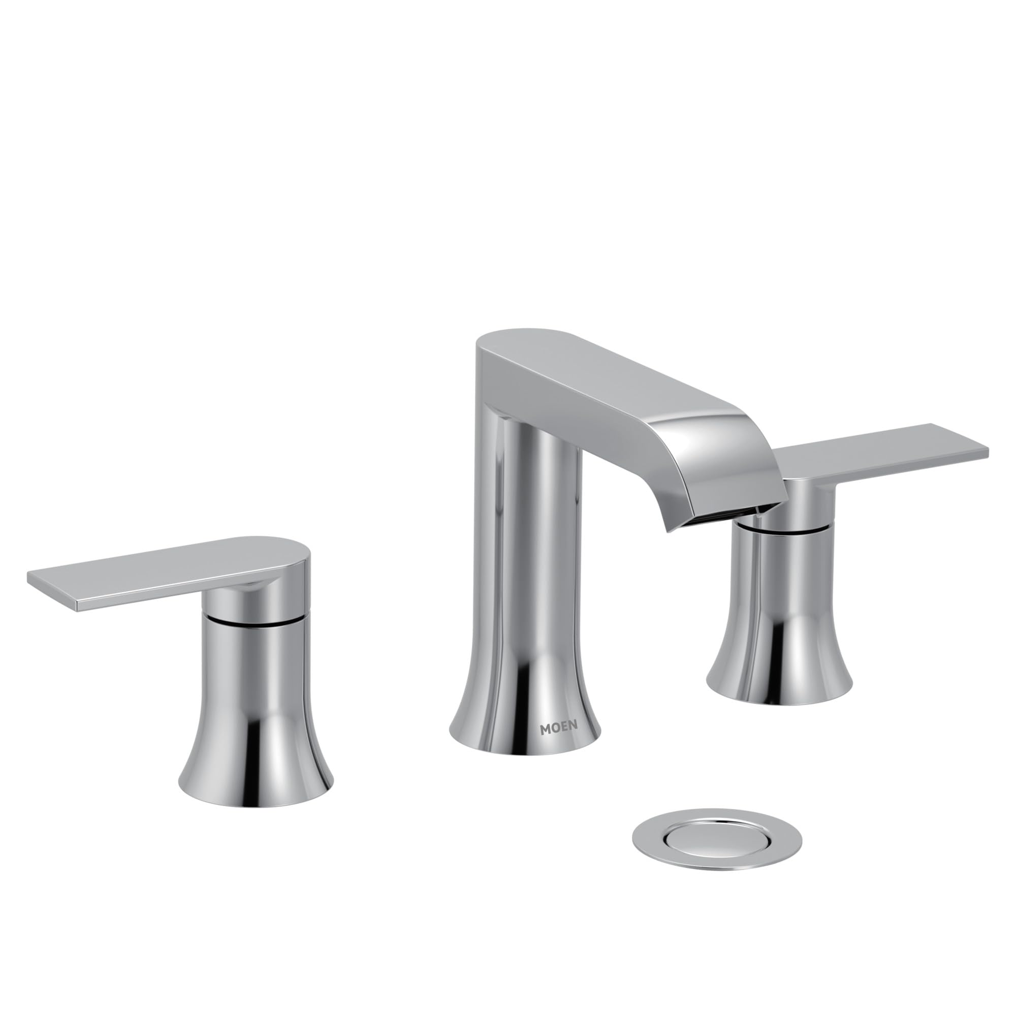Amazon.com: Moen Genta LX Two-Handle High Arc Widespread Bathroom