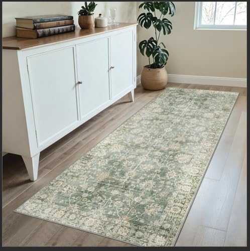 Tapete corredor GENIMO 2x5 lavable antideslizante boho miniatura 3