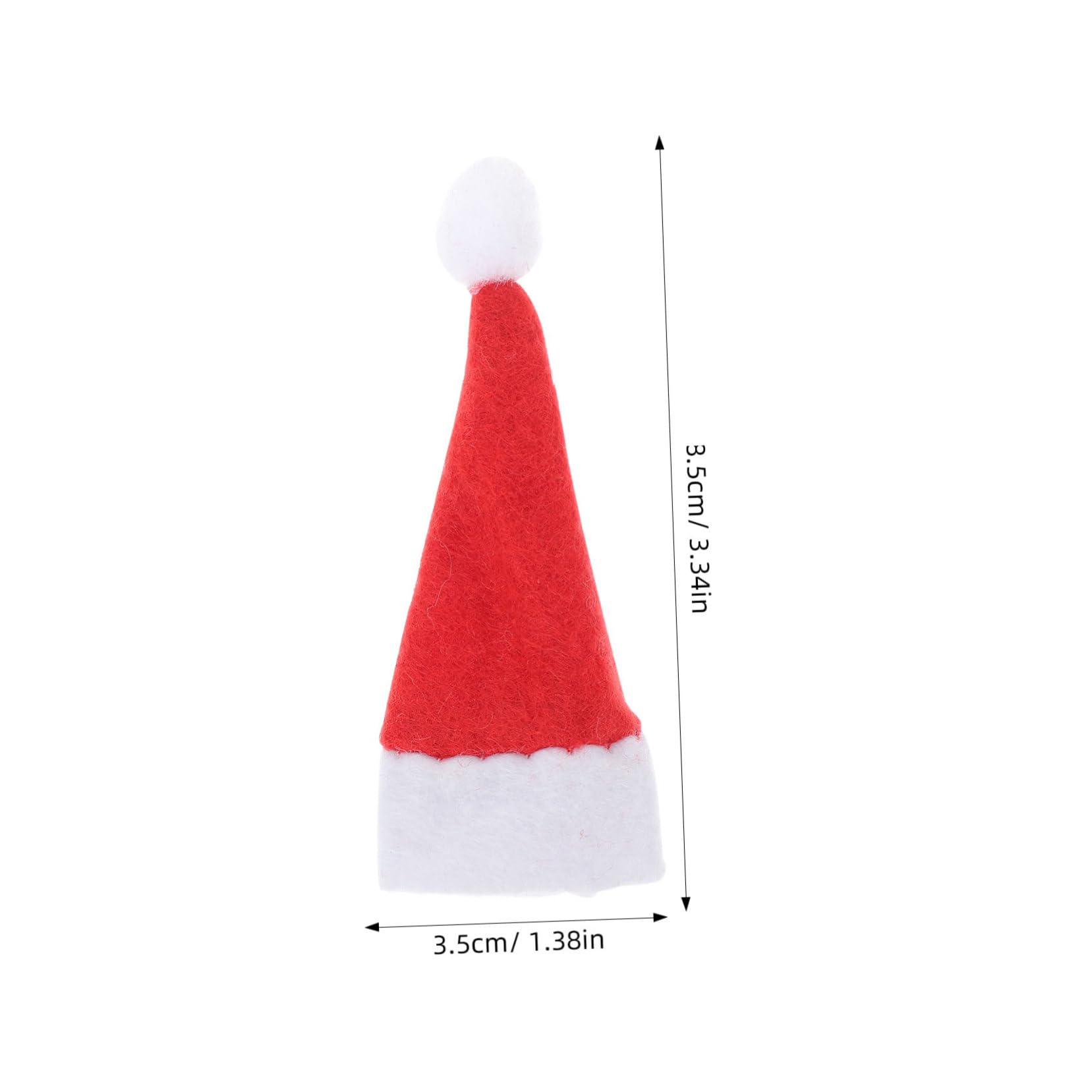 ABOOFAN 3 Sets Niedliche Weihnachtsmütze Mit Lutscher Weihnachtsmütze Süßigkeitenpaket Weihnachtsdekor Für Kinder 60 Stück * 3