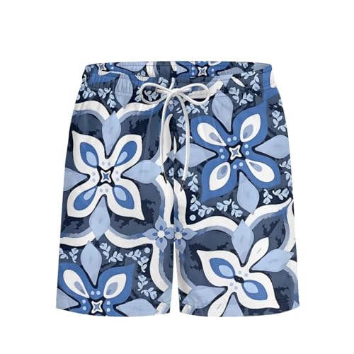 Mens Swim Trunks Quick Dry Board Shorts Breathable Fit Hawaii Mesh Beach Shorts Bathing Suits4