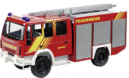 Preisvergleich Produktbild Schuco 450713800 - Ivego Magirus HLF 20 / 16, Feuerwehr, Sammlermodell, 1:43