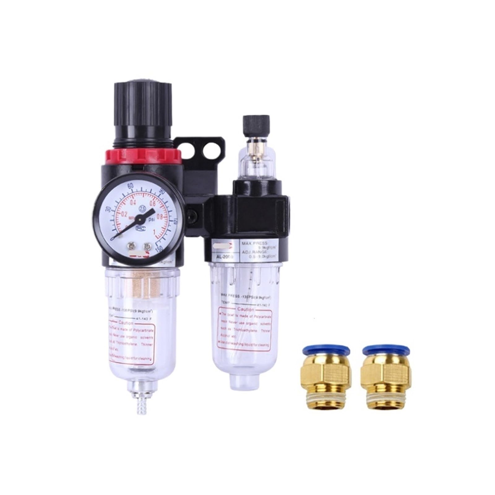 AFC2000 - Regulador de filtro neumático para unidad de manejo de aire, interruptor de presión (AFC 4 mm)