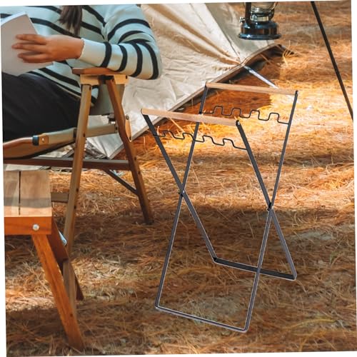 Support de sac d'épicerie multi usage en fer rigide pliable - 3