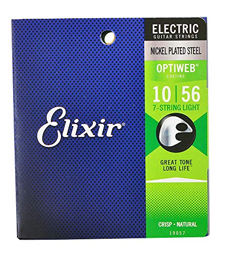 ELIXIR (エリクサー) 7弦エレキギター弦 OPTIWEB 7-Strings Light #19057