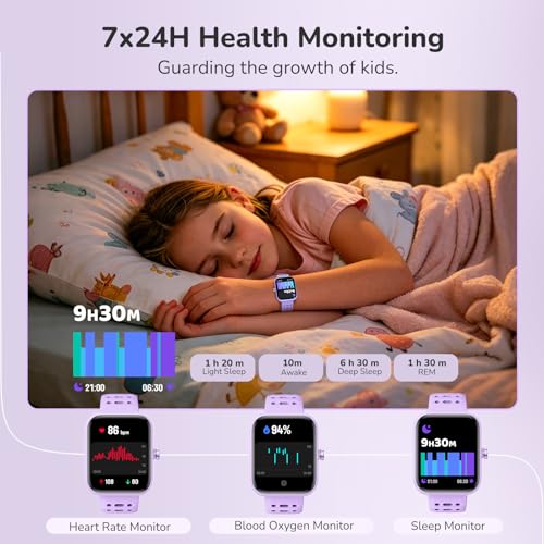 ENOMIR Kids Smart Watch at 50% Off - Health Monitor & Fun - Image 3