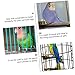 BESPORTBLE 10pcs Parrot Perch Stand Set Natural Bird Training Rack for Parrots Budgies and Cockatiels Engaging and Toy for Exercise and Exploration Random