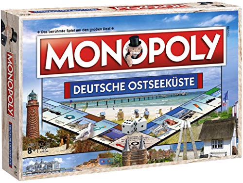 Preisvergleich Produktbild Winning Moves Monopoly Deutsche Ostseeküste / Regional Edition / Ostsee / Fehmarn / Mecklenburg-Vorpommern / Brettspiel / Gesellschaftsspiel