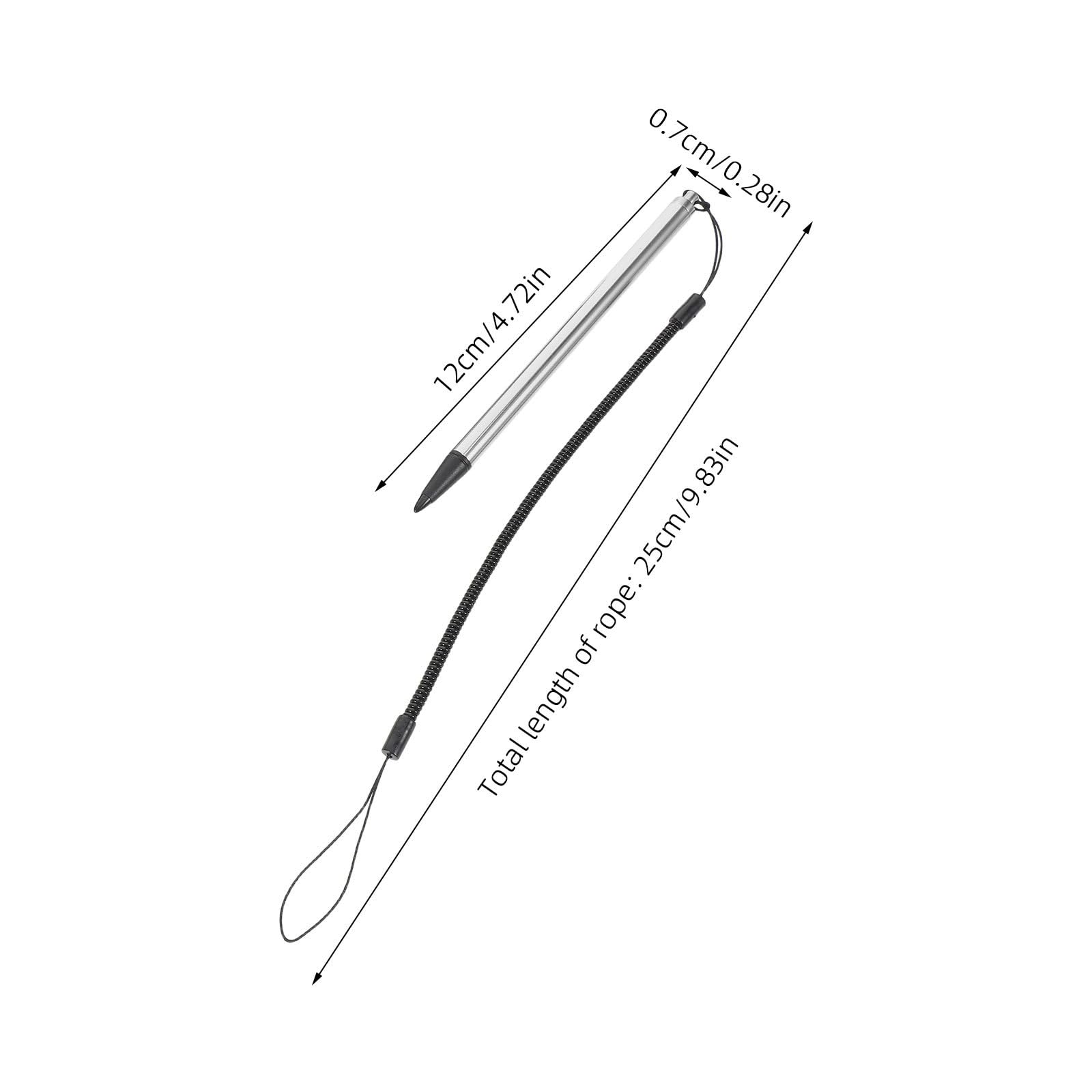 NUOBESTY 10pezzi Penna Stilo per Touchscreen Resistivo Pennini per Disegno e Scrittura su Tablet e Smartphone con Punta Rigida e Design Anti-smarrimento Adatto per Insegnamento Lavoro