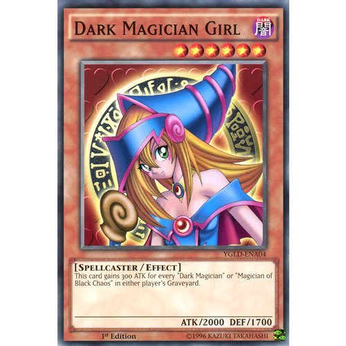 Amazon.com: Yu-Gi-Oh! - Dark Magician Girl YGLD-ENA04 1st Ed