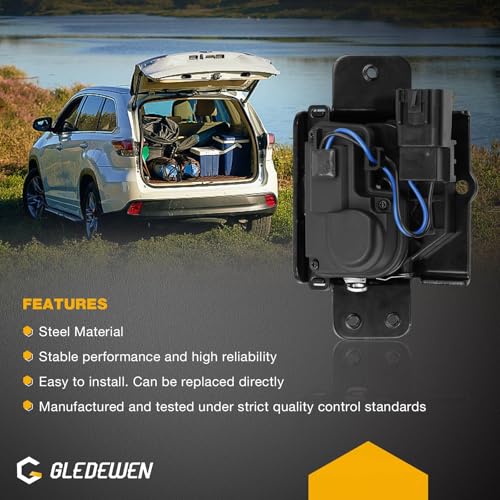 Image of 931-299 Rear Trunk Latch Tailgate Door Lock Actuator 4 Pins, Compatible with Cadillac Escalade SRX, Chevy Suburban Tahoe, GMC Yukon XL Terrain, Buick Enclave et Tailgate Latch, Replaces 13501871