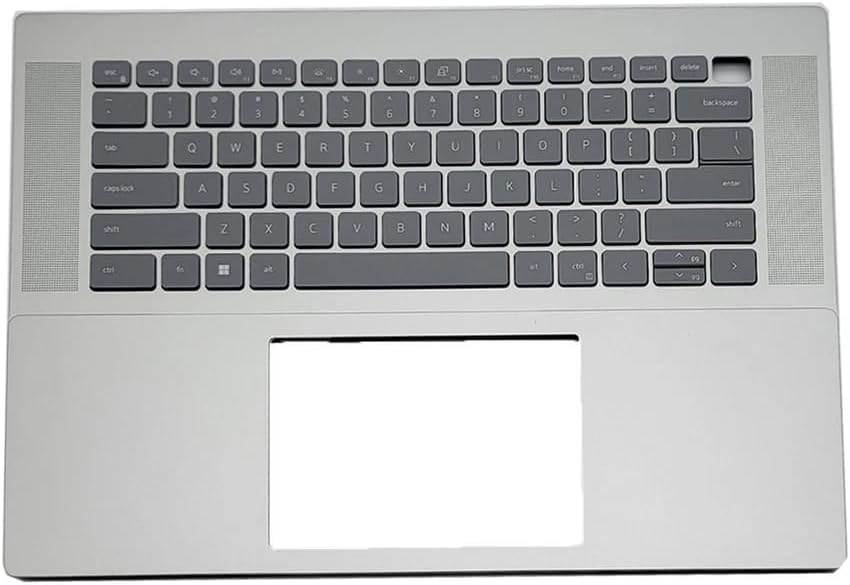 New for Inspiron 16 5620 5625 Laptop Palmrest Upper Case with Backlit English US Keyboard 0HJ5PC HJ5PC Silver