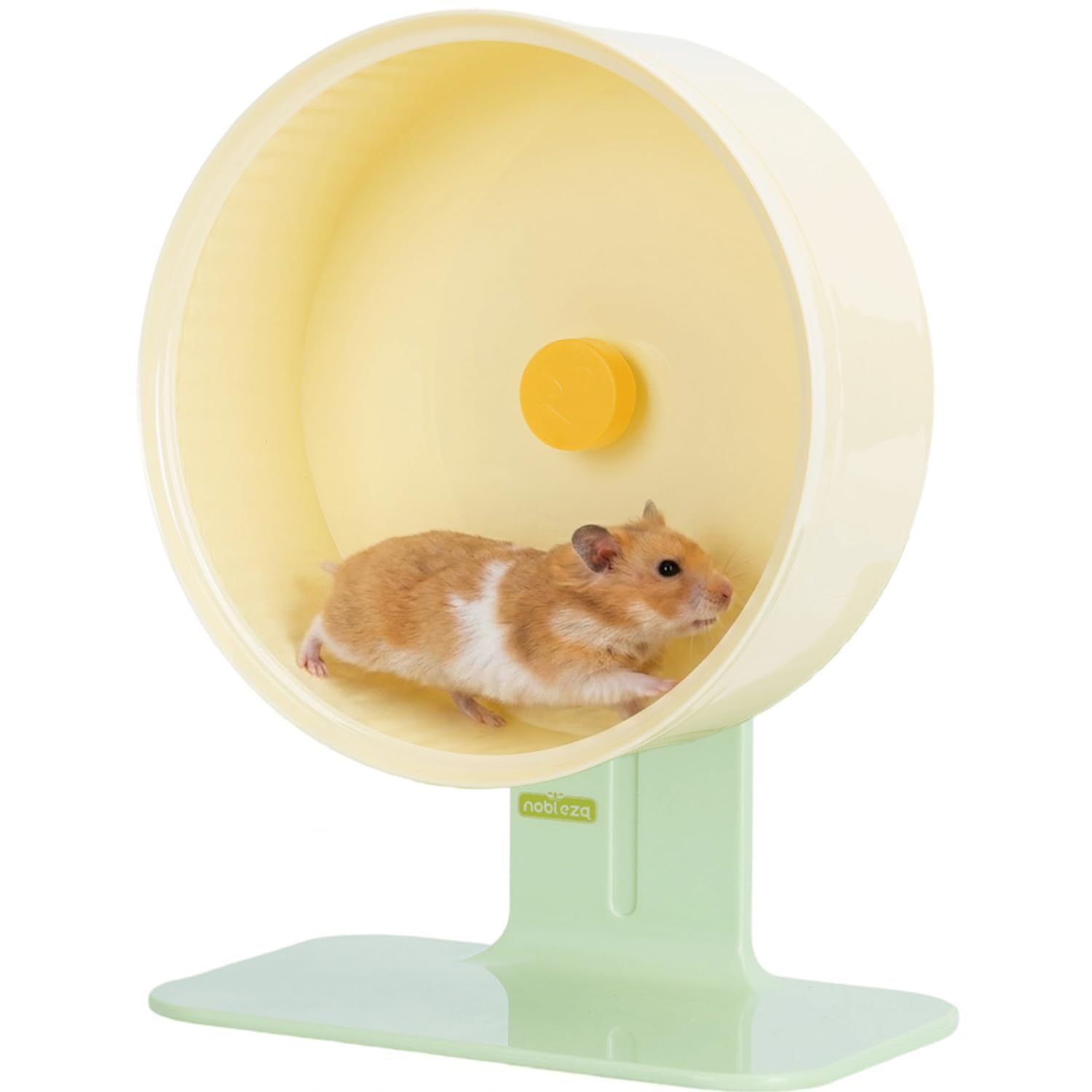Nobleza Rueda Hamster Silenciosa 22CM, Rueda de Ejercicio de Altura Ajustable con Base Antivuelco y Pista sin Costuras, Accesorios para Jaula de Hámster Sirio, Gerbos y Erizos |