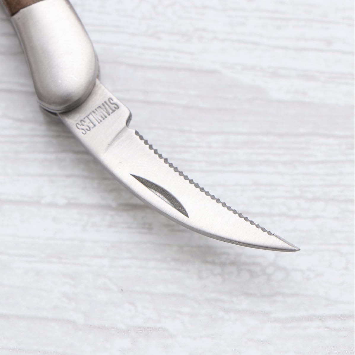 Wine Opener Corkscrew Stainless Steel with Wooden Handle for Waiters