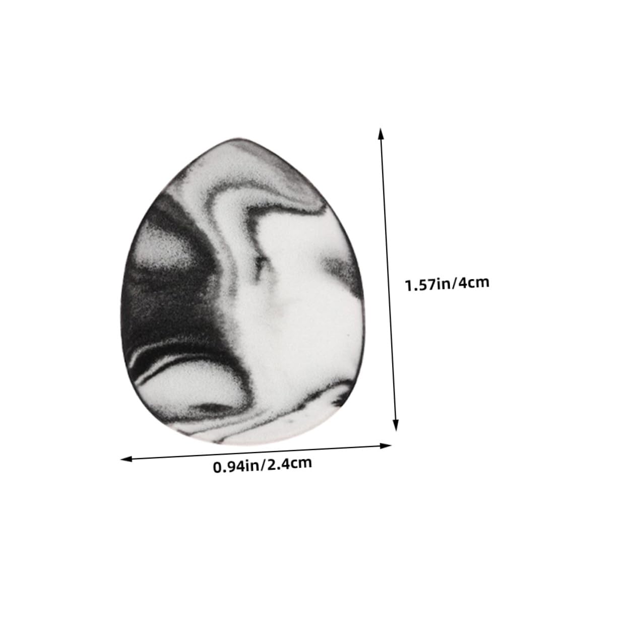 FOMIYES Setting Powder 10pcs Mini Makeup Sponges Teardrop Shape for Face Dry Wet Applicator