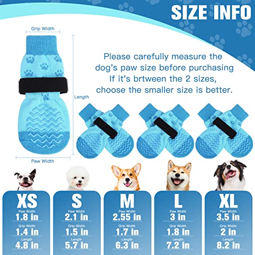 EXPAWLORER Anti-slip Dog Socks, Double Sides Dog Socks with Grips Large Coverage - Image 2