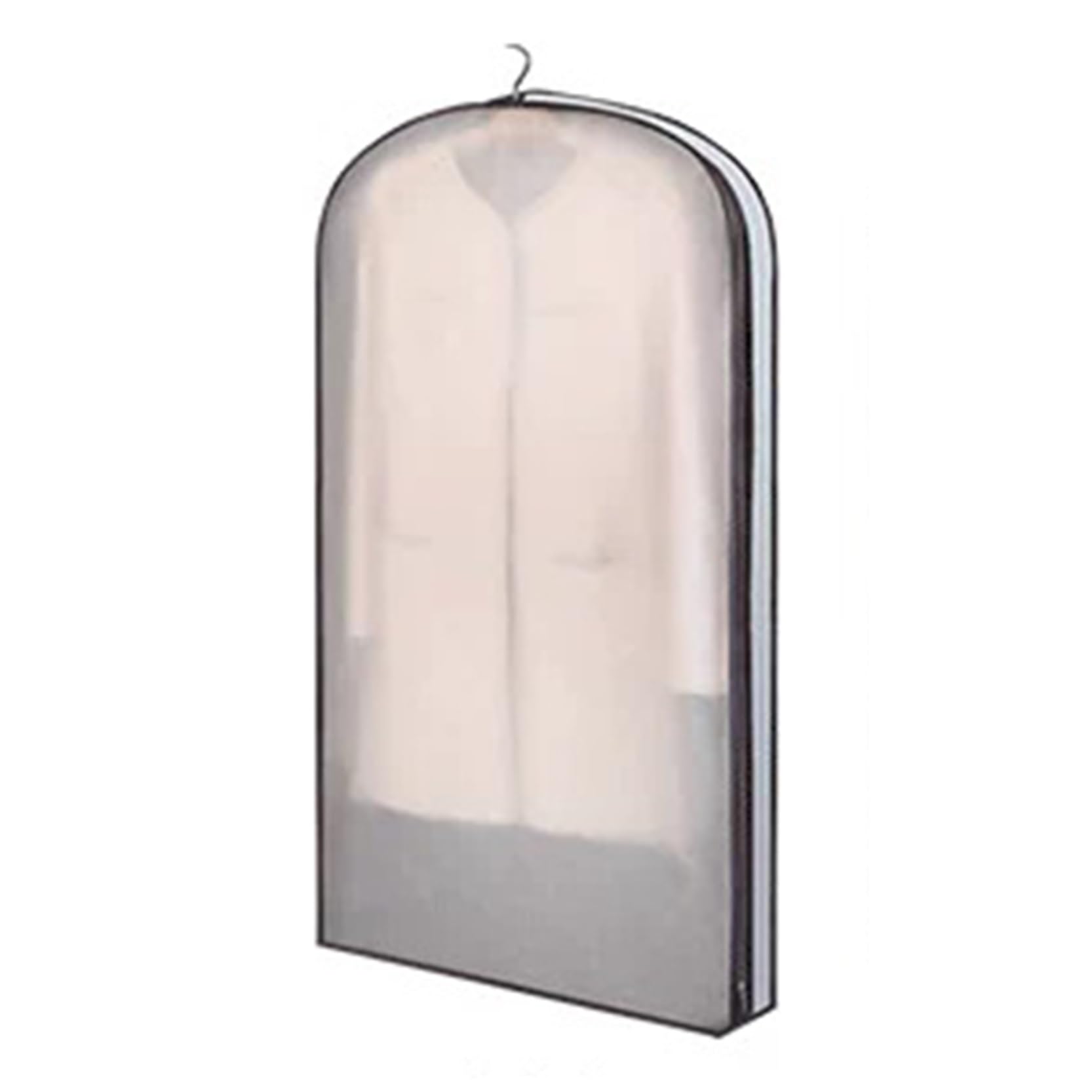 Wabmjgw Gray A 2 Pack Garment Bags For Hanging Clothes，Clothes Covers With Zip And 3.93 In Gussets,2 Styles Breathable/Enclosed Seal Washable Suit Cover Bag,Perfect For Suits, Coats(,60X130cm)