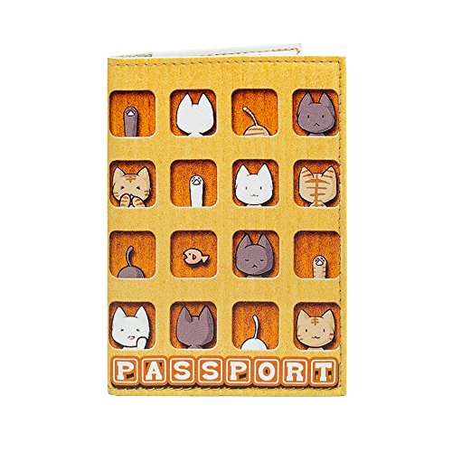 Preisvergleich Produktbild Reisepasshülle, Geldbörse I Love Traveling lustiges Design, Reisegeschenk (N-111)