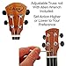 Ukulele Baritone Size Bundle From Lohanu (LU-B) 2 Strap Pins Installed FREE Uke Strap Case Tuner Picks Hanger Aquila Strings Installed Free Video Lessons BEST UKULELE BUNDLE DEAL Purchase Today!