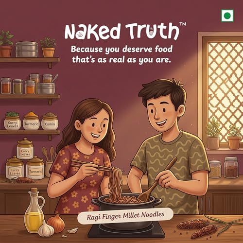 Image of Naked Truth Millet Noodles | Instant Whole Grain Millet Noodles | Healthy & Delicious | Easy-to-Cook Noodles for Snacks, Lunch & Dinner