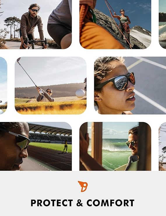 Image of PRO+ Polycarbonate Replacement Lenses Compatible with Ray-Ban Meta Wayfarer RW4006 & Gen 2 RW4012 50mm Sunglasses