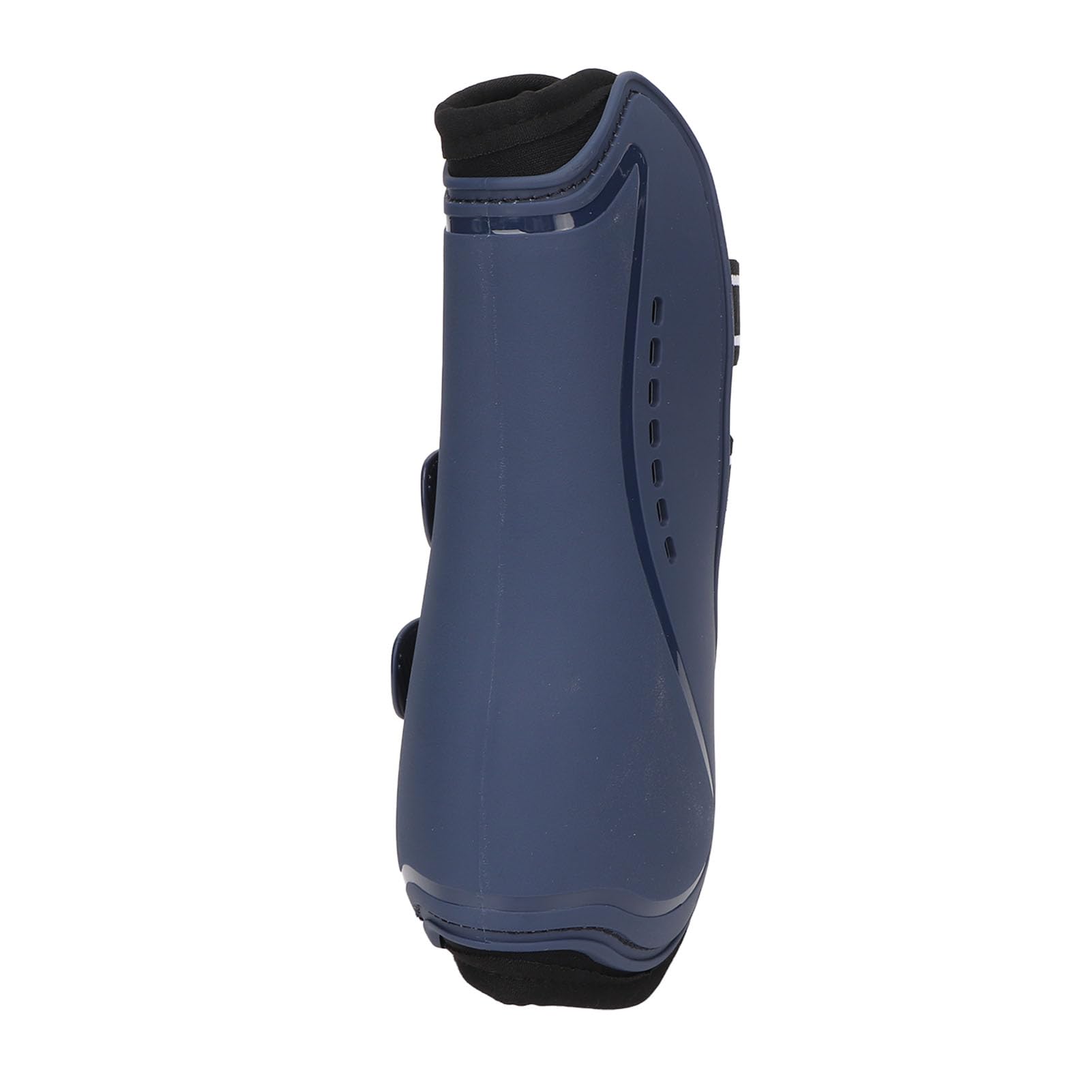 Botas de tendón de caballo, botas delanteras abiertas ajustables transpirables para caballos de seguridad para saltar botas de salto Heavy Duty ecuestre Sports Precisión Azul Tamaño L 4 piezas