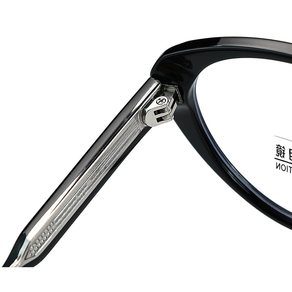 modne okulary damskie męskie okulary blokujące owalne unisex octan czarne przezroczyste prezenty męskie