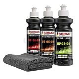 sonax kratzerentferner-set lack PROFILINE FS05-04: Dieser SONAX Profiline ist eine Politur für professionelle Anwender in Lackierereien und für die Gebrauchtwagenaufwertung.