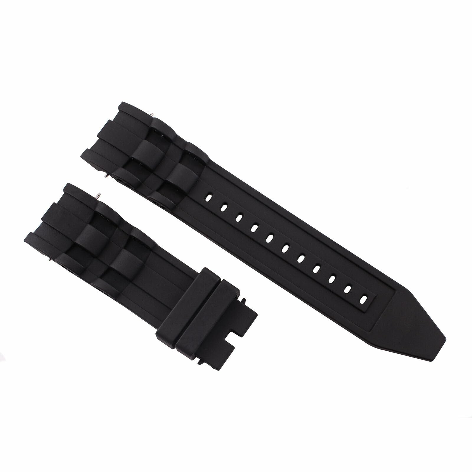 Ewatchparts26MM BLACK SILICONE WATCH STRAP BAND COMPATIBLE WITH FIT INVICTA PRO DIVER 6977 6978 6981
