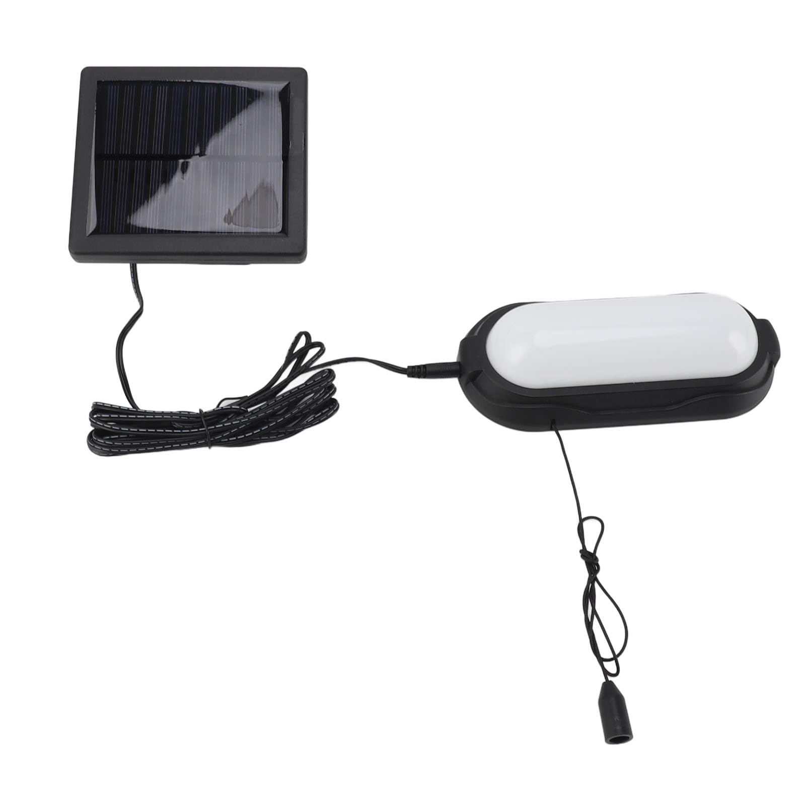 Lampes Solaires d'intérieur, Lampes Solaires pour Parapluie avec Télécommande, Interrupteur à Cordon étanche, Lumière Blanche pour Garages, Tonnelles, Hangars, Terrains de