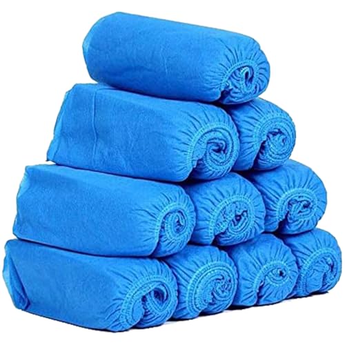 Disposable Shoe Covers 100PCS 400g Non-Slip Durable Indoor Boot Overshoes Protector Thicked...