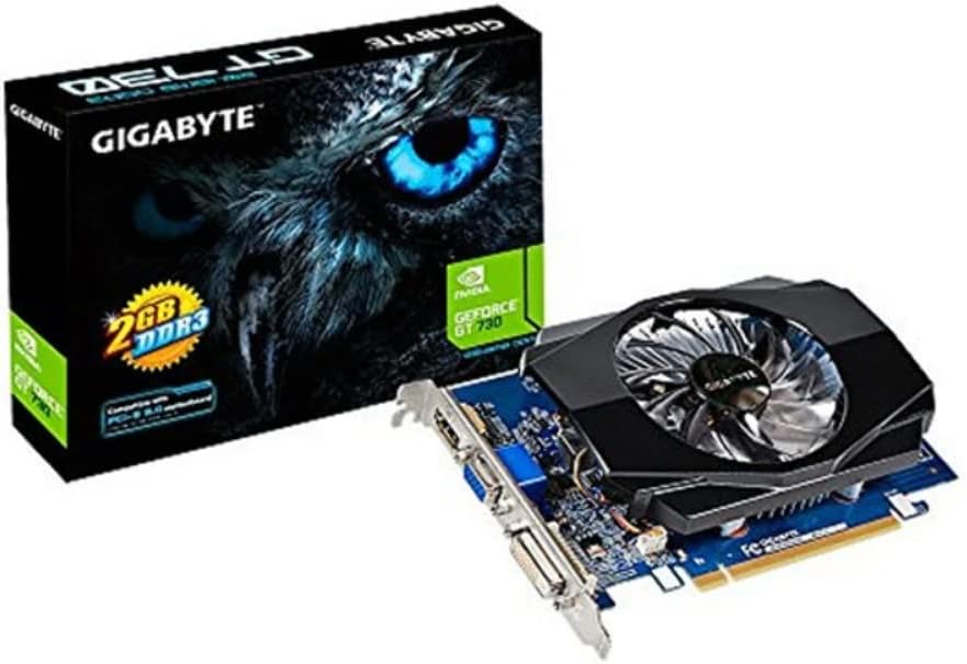 Gigabyte GT730 Scheda Video 2GB, R3.0, Nero Gigabyte GT730 Scheda Video 2GB, R3.0, Nero