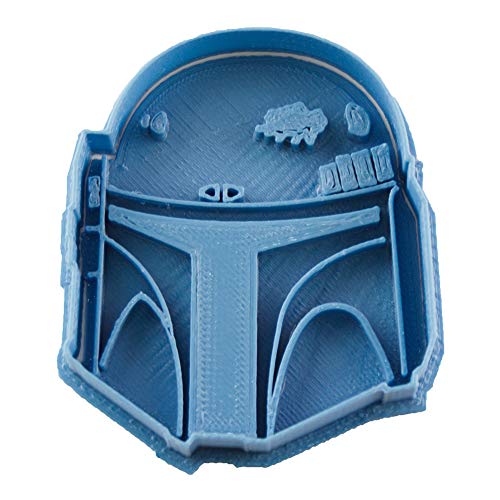 Cuticuter Star Wars Boba Fett Cortador de Galletas, Plástico, Azul, 8x7x1.5 cm