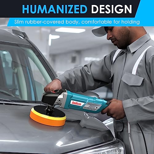 image for ENEACRO Buffer Polisher, 1800W Rotary Car Polisher Waxer, Variable Spe