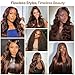 Kkioor 24 Inch Chocolate Brown Human Hair Wig 200 Density Body Wave Lace Front Wigs Human Hair Pre Plucked 13X4 HD Frontal Wig 4# Colored Brown Wig For Women Glueless Wigs