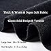 Black Cashmere Shawl, Women's Men Winter Thick Woolen Dressy Cashmere Pashmina Scarf and Wraps for Evening Prom Dresses(Black)