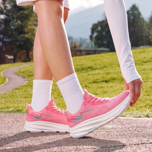Image of Padgene Womens Sneakers Lightweight Tennis Walking Shoes Sports Running Shoes for Woman Mesh Breathable Gym Fashion Sneakers Athletic Comfortable Casual