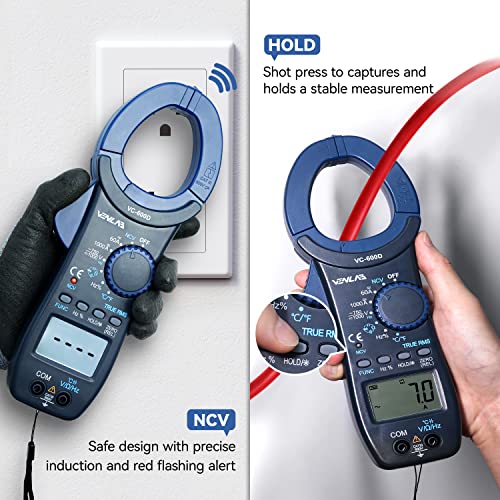 Buying Guide VENLAB Digital Clamp Meter 1000A TRMS 6000 Counts AC/DC