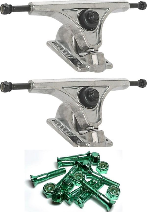 Slant Trucks 180mm Inverted Raw Skateboard Reverse Kingpin Trucks - 7.25