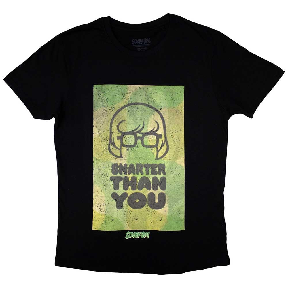 Rock Off officially licensed products Scooby Doo Smarter Than You T Shirt M Black