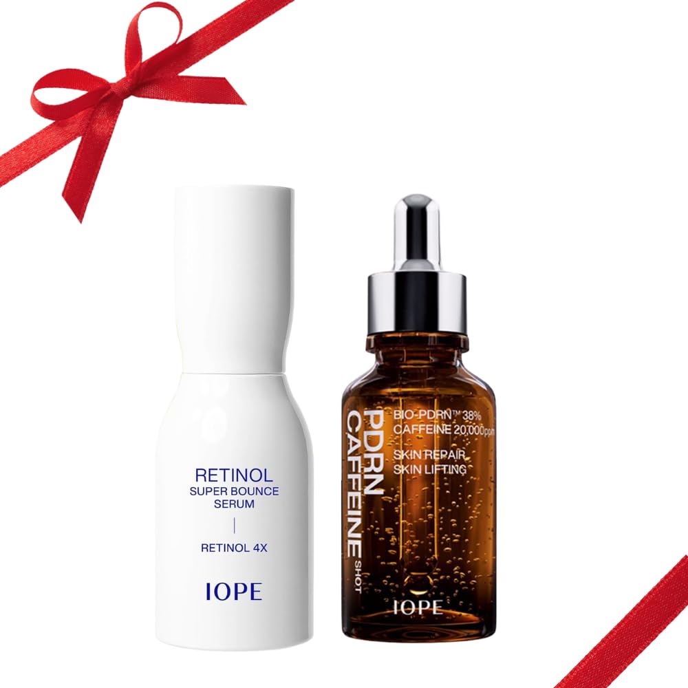 Amazon.com: IOPE PDRN Caffeine Shot & Retinol Super Bounce Serum