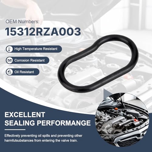 Image of 15312RZA003 for Honda CR-V Engine Oil Filter Base Gasket Adapter Seal OEM 15312-RZA-003